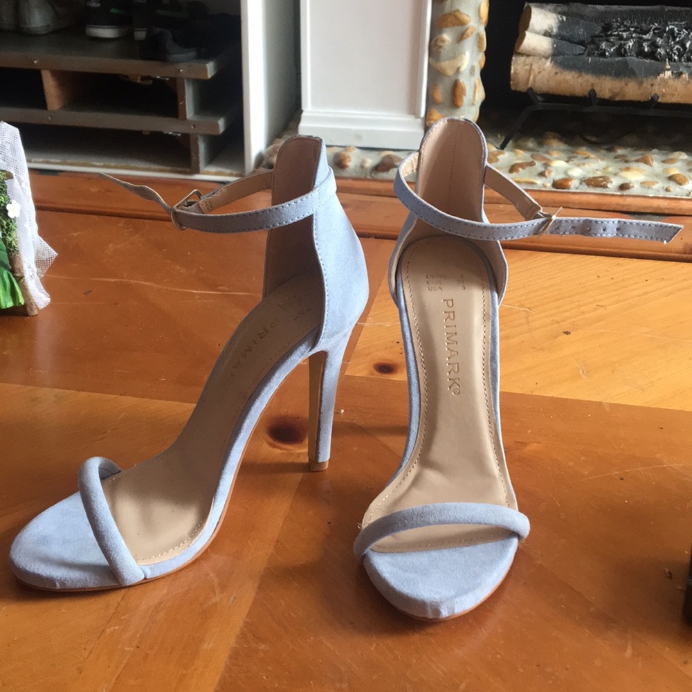 FINAL DROP B4 DONATED Baby blue heels - never worn